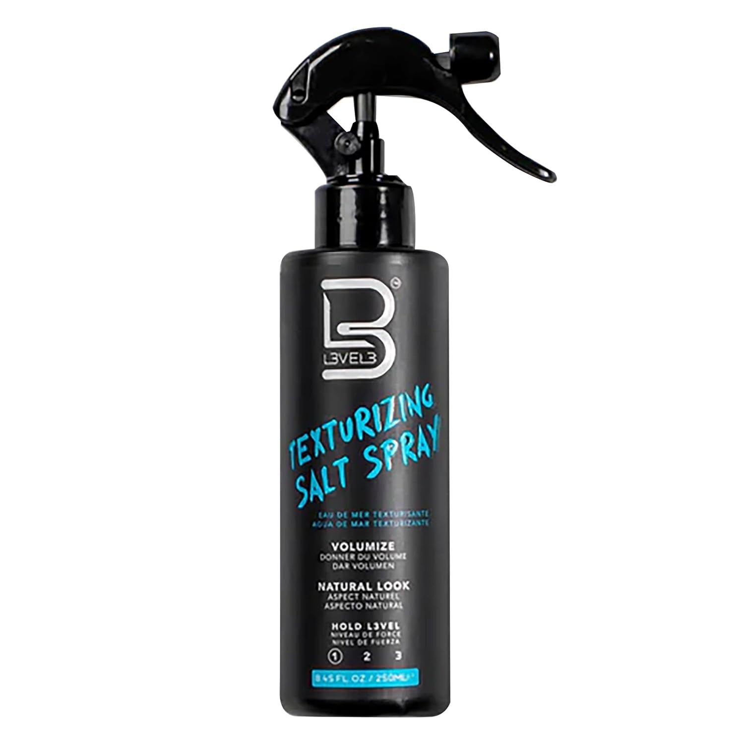 Level 3 Sea Salt Texturizing Spray - Creates Beachy Waves and Texture - Casual Hair Finish (8.45 Fl Oz)